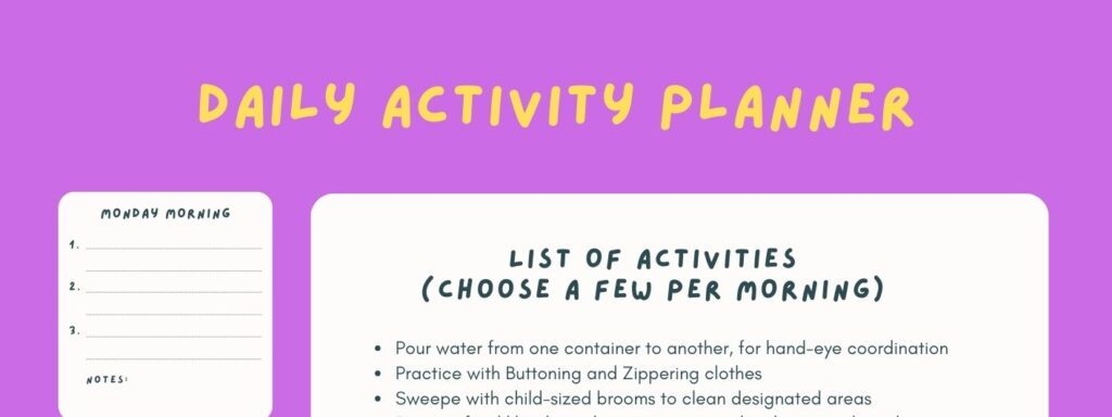 Unleashing Creativity: Activity Inspiration with Kids With Free Activity Template